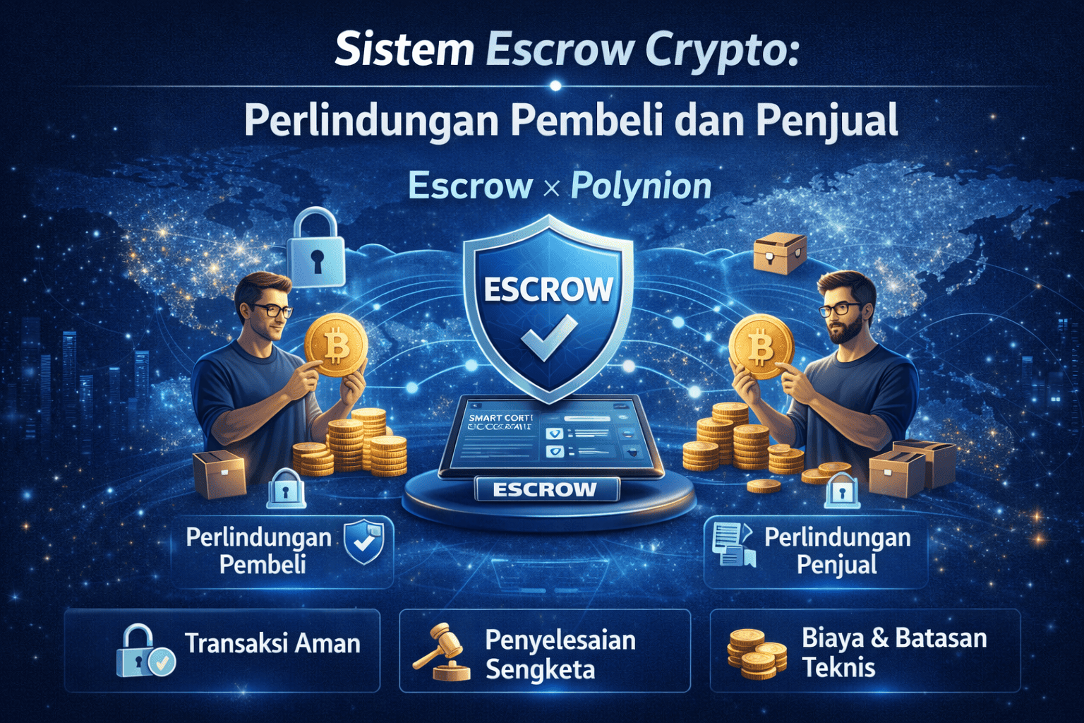 Sistem Escrow Crypto: Perlindungan Pembeli dan Penjual