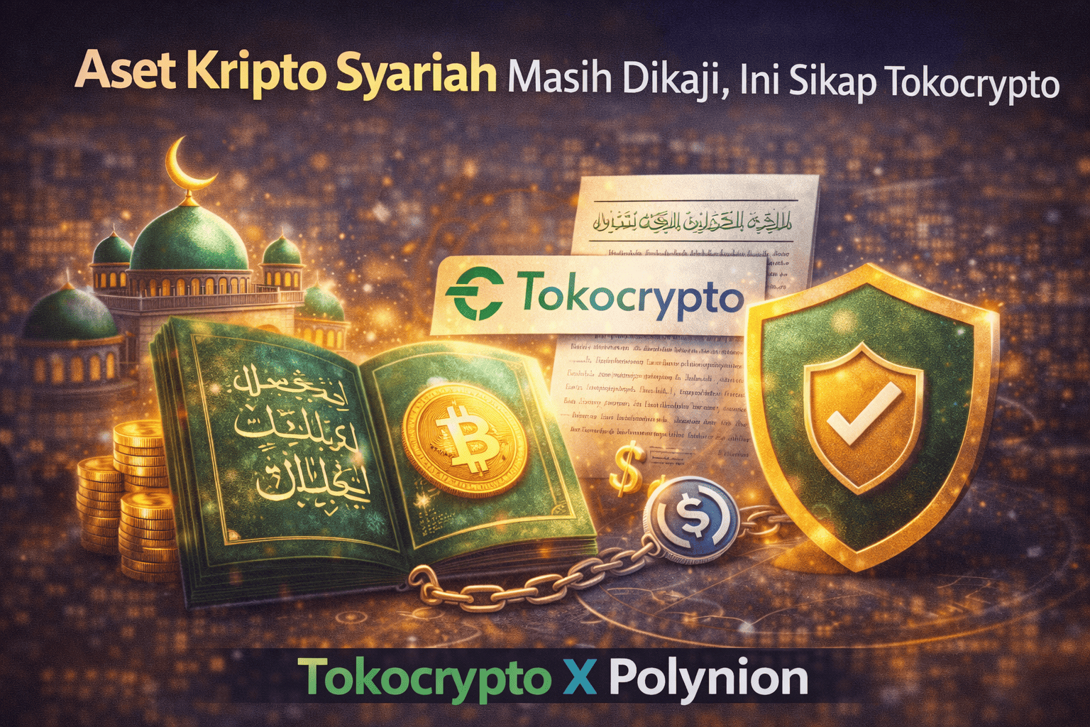 Aset Kripto Syariah Masih Dikaji, Ini Sikap Tokocrypto
