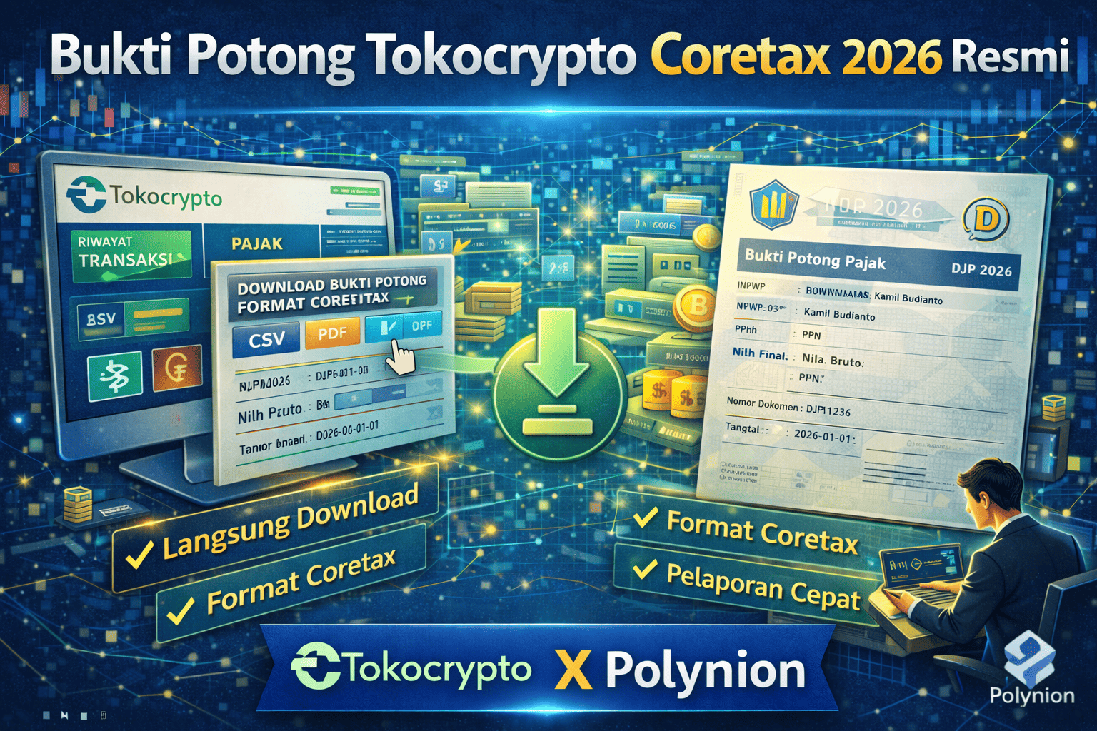 Bukti Potong Tokocrypto Coretax 2026 Resmi