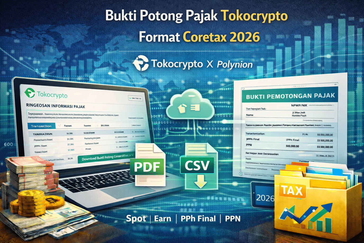 Bukti Potong Pajak Tokocrypto Format Coretax 2026