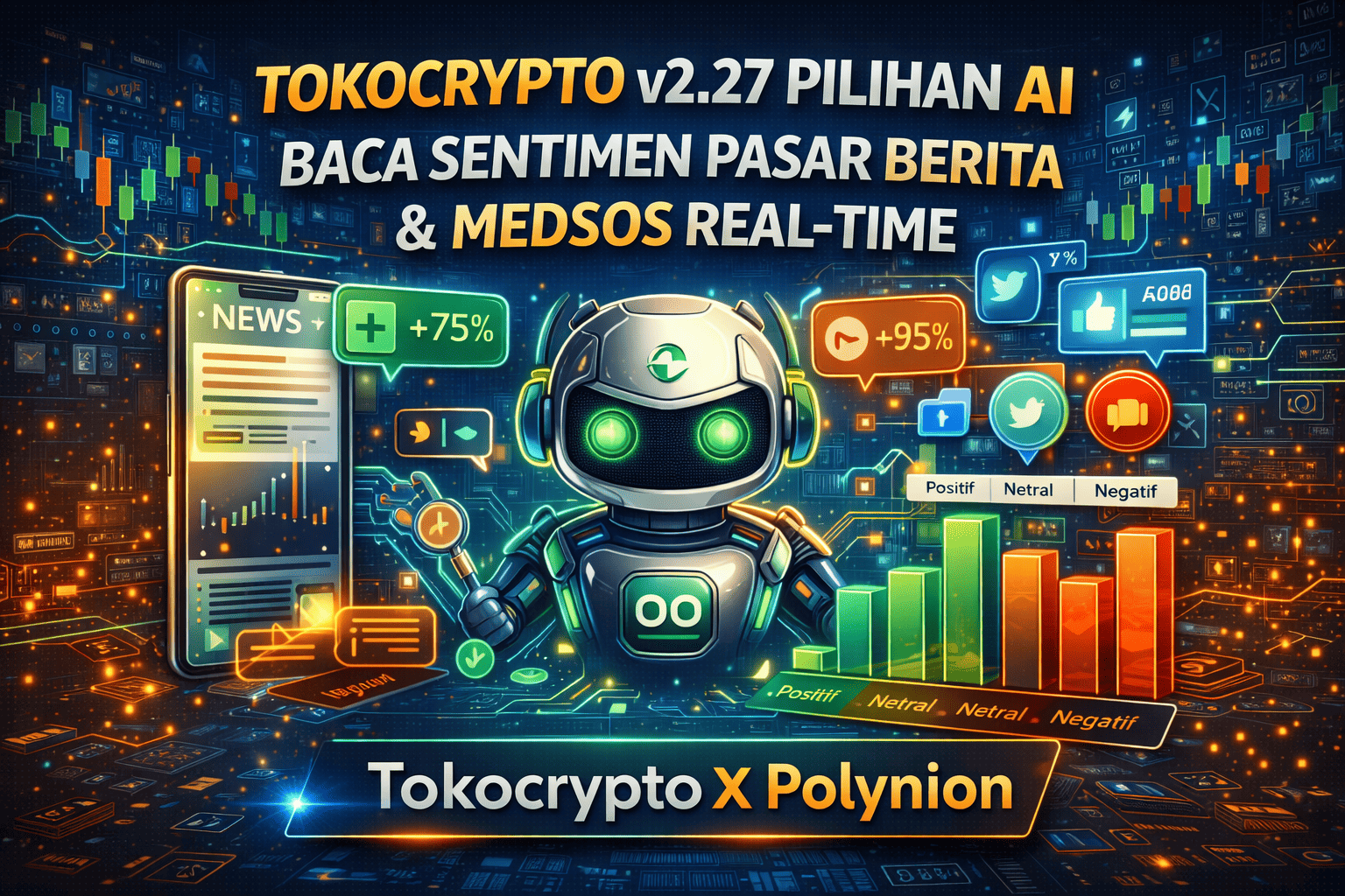 Tokocrypto AI 2.27 Baca Sentimen Real-Time